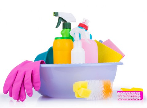 Commercial cleaning service in a Docklands office setting