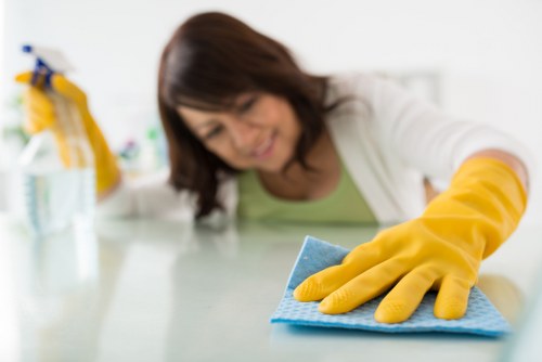 A spotless room representing the results of regular cleaning