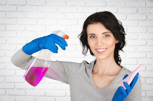Deep cleaning hidden areas during move out cleaning